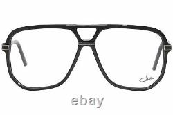 Cazal 6025 002 Eyeglasses Frame Men's Black/Silver Full Rim Pilot 58mm