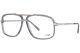 Cazal 6027 002 Titanium Eyeglasses Men's Grey Transparent/silver Full Rim 60mm