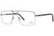 Cazal 7077 002 Titanium Eyeglasses Frame Black Silver Full Rim Square Shape 60mm