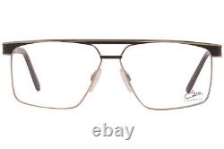 Cazal 7078 003 Eyeglasses Men's Black/Silver Full Rim Pilot Optical Frame 58-mm