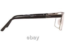 Cazal 7078 003 Eyeglasses Men's Black/Silver Full Rim Pilot Optical Frame 58-mm