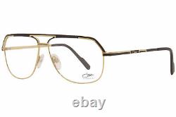 Cazal 7083 001 Eyeglasses Men's Gold/Black Full Rim Pilot Optical Frame 59mm