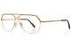 Cazal 7083 002 Eyeglasses Men's Gold/silver Full Rim Pilot Optical Frame 59mm