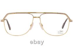 Cazal 7083 002 Eyeglasses Men's Gold/Silver Full Rim Pilot Optical Frame 59mm