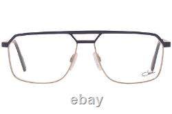 Cazal 7084 002 Eyeglasses Men's Night Blue/Silver Full Rim Optical Frame 60-mm