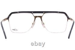 Cazal 7086 003 Eyeglasses Men's Blue/Silver Half Rim Pilot Optical Frame 60-mm