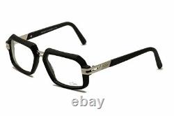 Cazal Eyeglasses 6004 002 Matte Black/Silver Full Rim Optical Frames 56mm