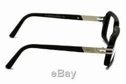 Cazal Eyeglasses 6004 002 Matte Black/Silver Full Rim Optical Frames 56mm