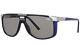 Cazal Legends 673 002 Sunglasses Men's Night Blue Silver/grey Lenses Pilot 61-mm