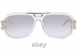 Cazal Legends 675 003 Sunglasses Men's Crystal/Gold/Silver Mirror 60mm
