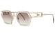 Cazal Legends 677 003 Sunglasses Men's Champagne/gold/brown Gradient Lenses 46mm