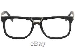 Cazal Men's Eyeglasses 6017 005 Matte Black/Silver Full Rim Optical Frame 55mm