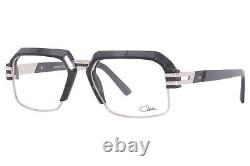 Cazal Men's Eyeglasses 6020 002 Polished Black/Silver FullRim Optical Frame 55mm