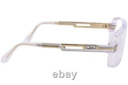 Cazal Men's Eyeglasses 6023 002 Crystal/Gold/Silver Optical Frame 60mm