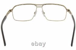 Cazal Men's Eyeglasses 7070 002 Black/Gold Full Rim Titanium Optical Frame 59mm