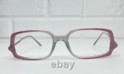 Chanel 3041-T c. 669 Eyeglasses Frames Silver Red Grey Square Full Rim 16801