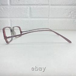 Chanel 3041-T c. 669 Eyeglasses Frames Silver Red Grey Square Full Rim 16801