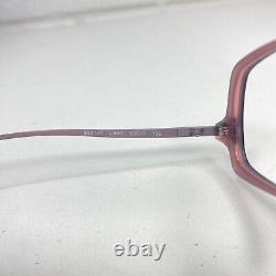 Chanel 3041-T c. 669 Eyeglasses Frames Silver Red Grey Square Full Rim 16801