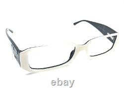 Chanel 3116-B c. 893 White Black Jewel Eyeglasses Frames 51-16 135 Italy Designer