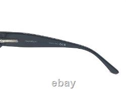 Chanel 3116-B c. 893 White Black Jewel Eyeglasses Frames 51-16 135 Italy Designer