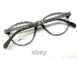 Chanel 3319 1527 Eyeglasses Glasses Blue Gray Tweed with Gunmetal Chain 51-19-140