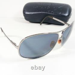 Chanel 4127 c. 108/87 125 Silver Rim Pilot Sunglasses withGray Lenses & Case