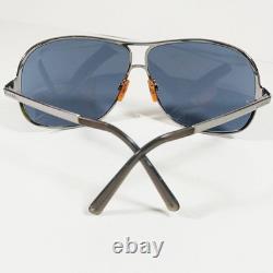 Chanel 4127 c. 108/87 125 Silver Rim Pilot Sunglasses withGray Lenses & Case