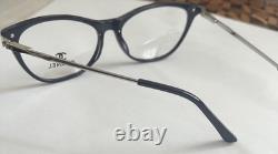 Chanel Eyeglasses Frame, Blue/silver. 53,17,140, woman, (50%off Sale Price) Cat Eye