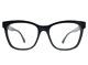 Chanel Eyeglasses Frames 3392 C. 501 Polished Black Silver Cat Eye 51-17-140