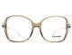 Chanel Eyeglasses Frames 3399 C. 1090 Transparent Brown Silver Full Rim 55-16-140