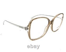 Chanel Eyeglasses Frames 3399 c. 1090 Transparent Brown Silver Full Rim 55-16-140