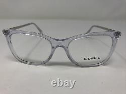 Chanel Eyeglasses Frames3379 C. 660 Silver Clear 52-17-140 Italy Full Rim HA00