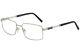 Charriol Eyeglasses Pc7522 Pc/7522 C03 Shiny Silver Full Rim Optical Frame 55mm