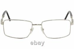 Charriol Eyeglasses PC7522 PC/7522 C03 Shiny Silver Full Rim Optical Frame 55mm
