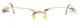 Choc Vintage Frameless Spectacles 039-21-398 Gold Industrial Stalk 90s Rectangle