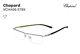 Chopard Eyeglasses Vcha06 579x Shiny Palladium Semi Rim Optical Frame 56-17 140