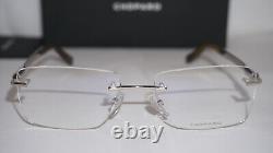 Chopard New Eyeglasses Rimless Palladium VCHD62 560579 56 17 145