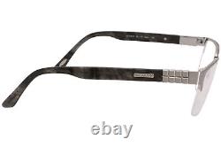 Chopard VCHA78 0Q39 Eyeglasses Men's 23KT Palladium/Horn Optical Frame 56mm