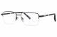 Chopard Vchf55 0531 Eyeglasses Frame Men's Black/silver 23kt Full Rim 56mm