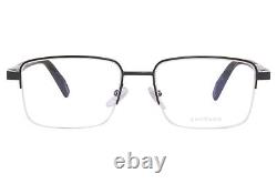 Chopard VCHF55 0531 Eyeglasses Frame Men's Black/Silver 23KT Full Rim 56mm