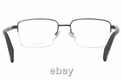 Chopard VCHF55 0531 Eyeglasses Frame Men's Black/Silver 23KT Full Rim 56mm