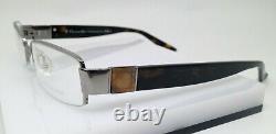 Christian Dior CD3743 Silver CDB Semi Rim Metal Eyeglasses Frame 53-18-135 SD