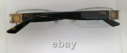 Christian Dior CD3743 Silver CDB Semi Rim Metal Eyeglasses Frame 53-18-135 SD