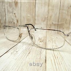 Christian Dior Monsieur Silver Folding Eyeglasses FRAMES CD2172 52-22-140 NWOT