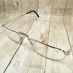 Christian Dior Monsieur Silver Folding Eyeglasses FRAMES CD2172 52-22-140 NWOT