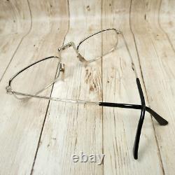 Christian Dior Monsieur Silver Folding Eyeglasses FRAMES CD2172 52-22-140 NWOT