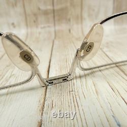 Christian Dior Monsieur Silver Folding Eyeglasses FRAMES CD2172 52-22-140 NWOT