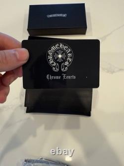 Chrome Hearts Clear Full Rim Plastic Eyeglasses Frames with Silver Detailing