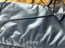 Chrome Hearts FUN HATCH 925 silver Black Square Full Rim Eyeglasses