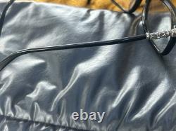 Chrome Hearts FUN HATCH 925 silver Black Square Full Rim Eyeglasses